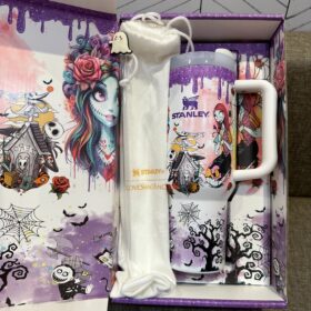 🔥Sally x Jack Skellington Glow-in-the-dark Stanley Tumbler - HLW100