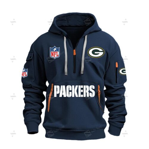 GB Packers EST 1919 Quarter Zip Hoodie - GBP02