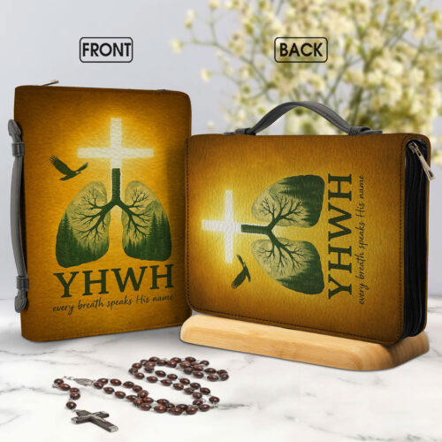 Inspirational Christian Leather Bible Cover - BCV28