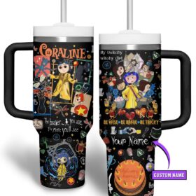 Personalized Caroline 40oz Tumbler - HLW142