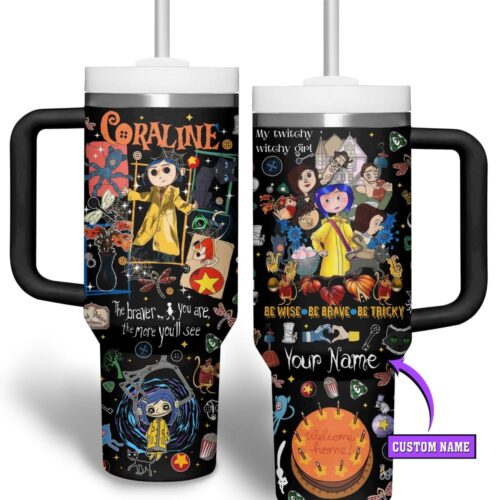 Personalized Caroline 40oz Tumbler - HLW142