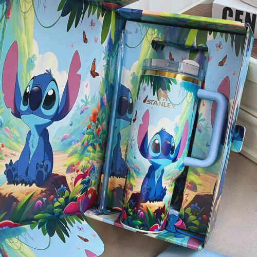 🔥Stitch Glow-in-the-dark 40oz Stanley Tumbler - JKS02