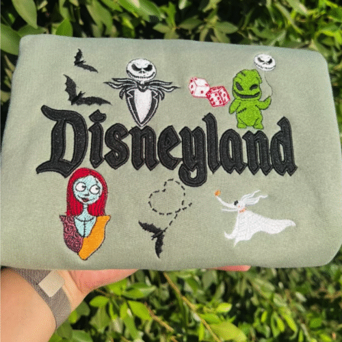 Disneyland Halloween Embroidered Shirt - HLW125