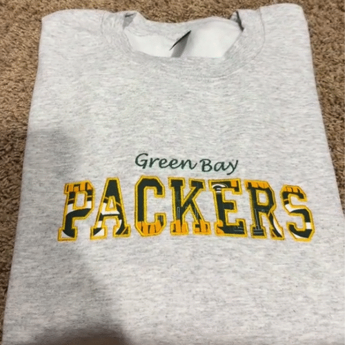 Green Bay Packers Embroidered Shirt - GBP05