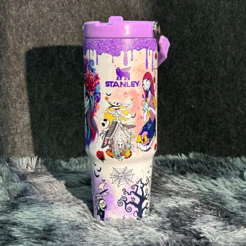 🔥Sally x Jack Skellington 30oz Stanley Tumbler - HLW118