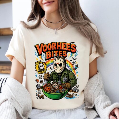 Voorhees Bites Jason Voorhees Halloween Shirt - HLW113