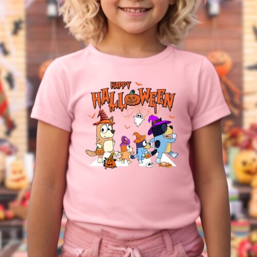 Happy Halloween Bluey Family Shirt - HLW115