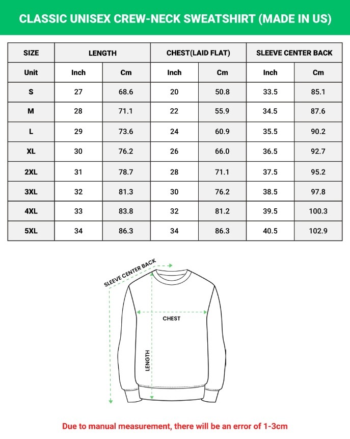 Size Chart (Click to see)