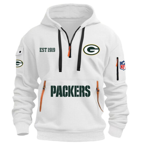 GB Packers EST 1919 Quarter Zip Hoodie - GBP01