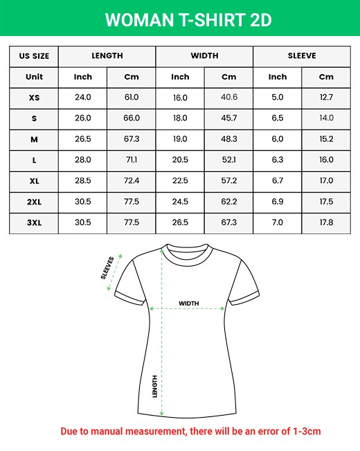 Size Chart (Click to see)