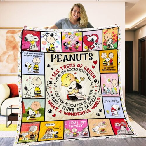 Peanuts 75th Anniversary Blanket - PAB04