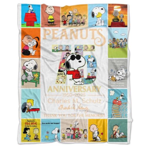 Peanuts 75th Anniversary Blanket - PAB12
