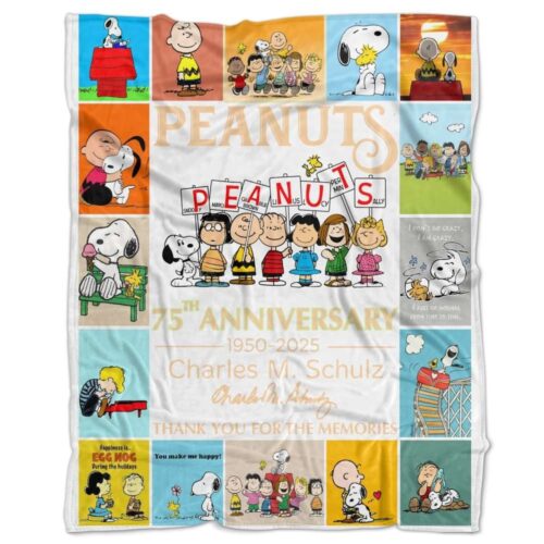 Peanuts 75th Anniversary Blanket - PAB11