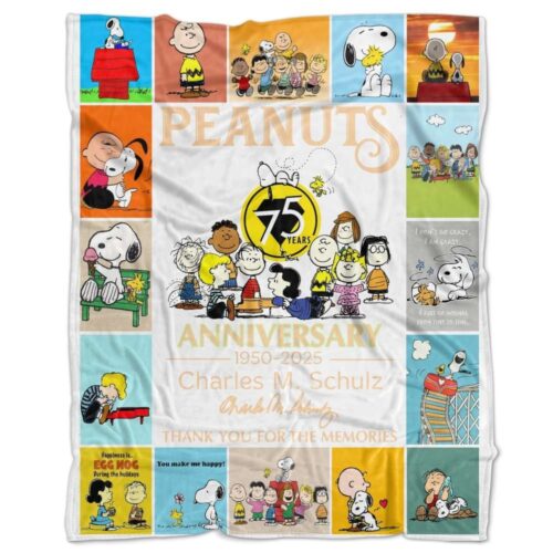 Peanuts 75th Anniversary Blanket - PAB10