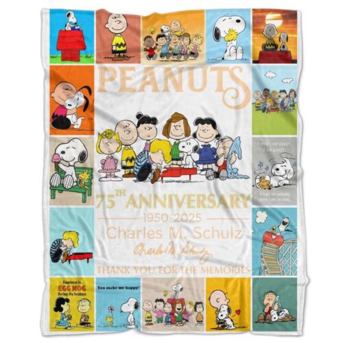 Peanuts 75th Anniversary Blanket - PAB09