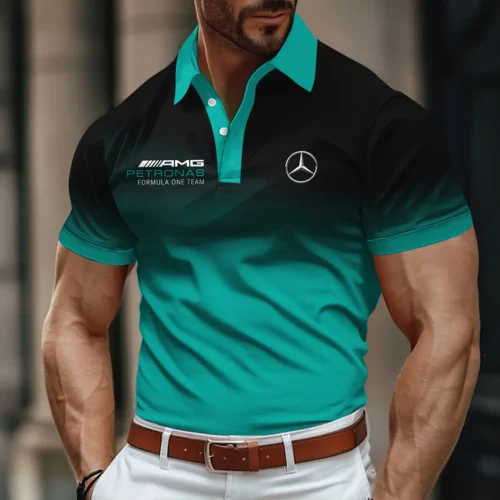 High Quality Men's Polo Shirt MERCEDES  - MES53
