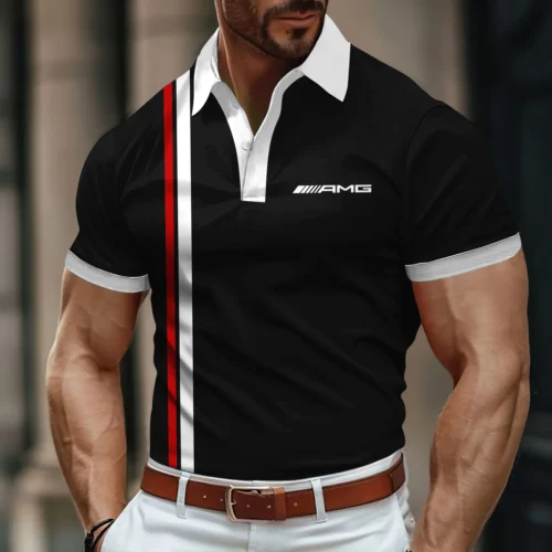 High Quality Men's Polo Shirt MERCEDES  - MES58