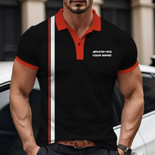 High Quality Customized Men's Polo Shirt MERCEDES  - MES56