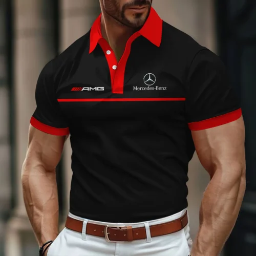 High Quality Men's Polo Shirt MERCEDES  - MES46