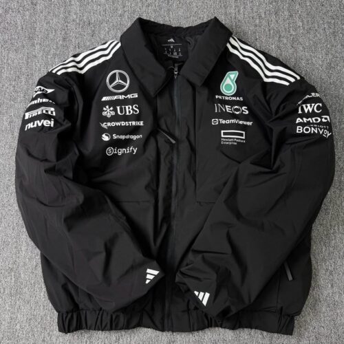 Ultra-Premium Mercedes AMG Petronas Adidas F1 2025 Team Jacket - MAP40