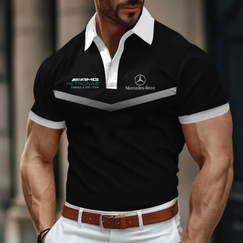 High Quality Men's Polo Shirt MERCEDES  - MES50