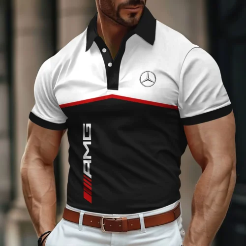 High Quality Men's Polo Shirt MERCEDES  - MES54
