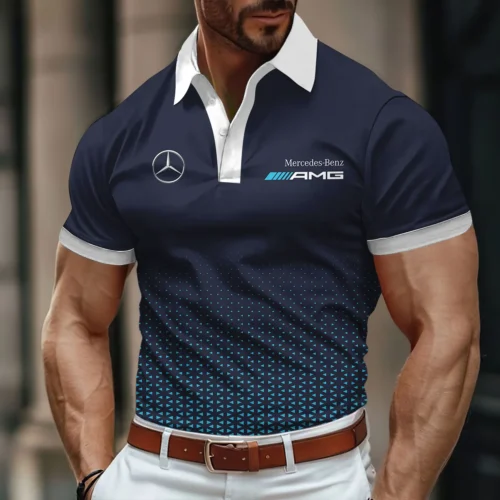 High Quality Men's Polo Shirt MERCEDES  - MES51