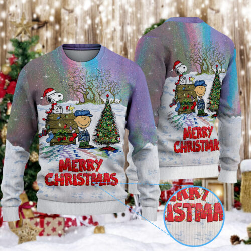 A Charlie Brown Christmas Snoopy Ugly Sweater - PUS02