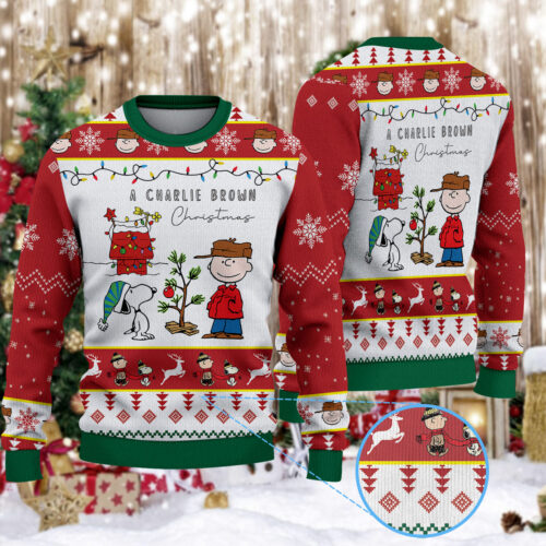 A Charlie Brown Christmas Snoopy Ugly Sweater - PUS01