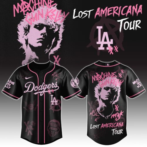 ..LA Dodgers x MGK " The Lost Americana Tour " Jersey Limited Edition - MGK01
