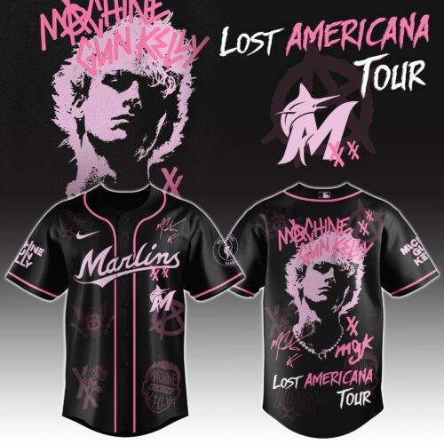 M Marlins  x MGK " The Lost Americana Tour " Jersey Limited Edition - MGK21