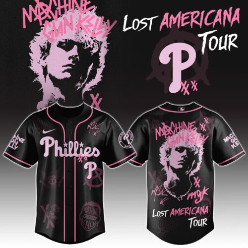 .P Phillies x MGK " The Lost Americana Tour " Jersey Limited Edition - MGK08