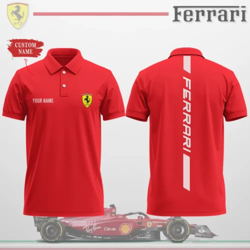 High Quality Customized Men's Polo Shirt FERRARI - FEP35