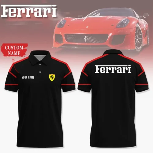 High Quality Customized Men's Polo Shirt FERRARI - FEP57