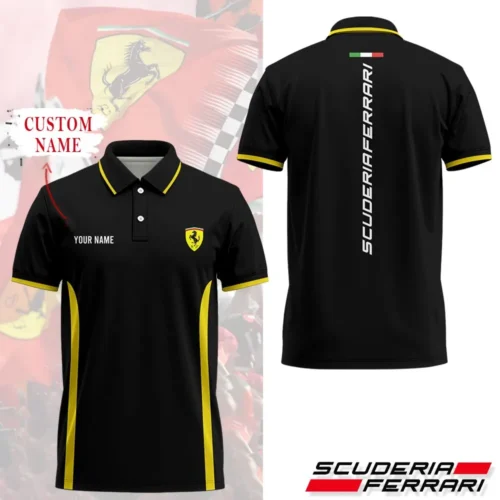 High Quality Customized Men's Polo Shirt FERRARI - FEP47