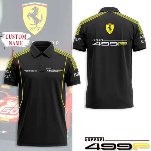 High Quality Customized Men's Polo Shirt FERRARI - FEP29