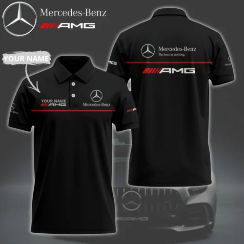 High Quality Customized Men's Polo Shirt MERCEDES  - MES29