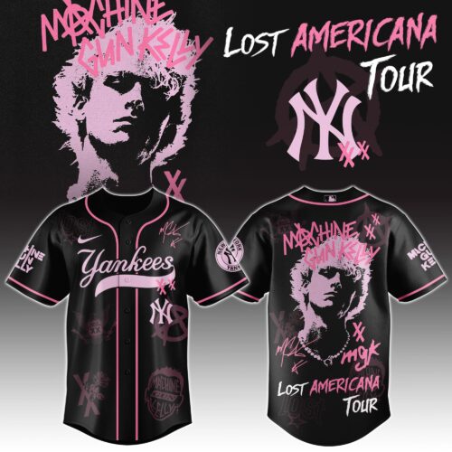.NY Yankees x MGK " The Lost Americana Tour " Jersey Limited Edition - MGK07