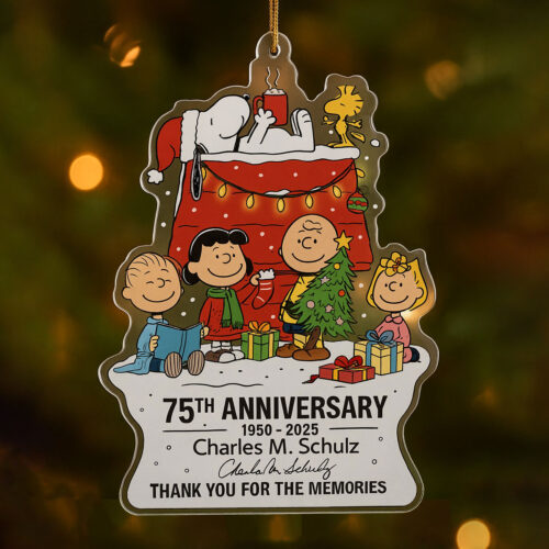 Peanuts 75th Anniversary Ornament - PAB16