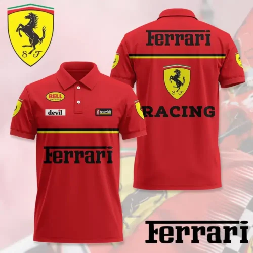 High Quality  Men's Polo Shirt FERRARI - FEP44