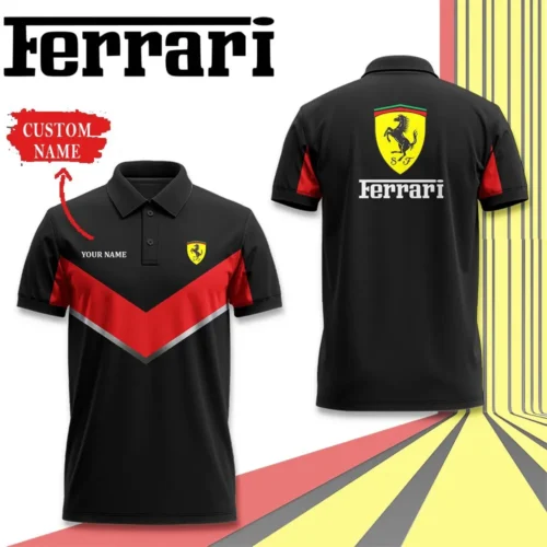 High Quality Customized Men's Polo Shirt FERRARI - FEP23