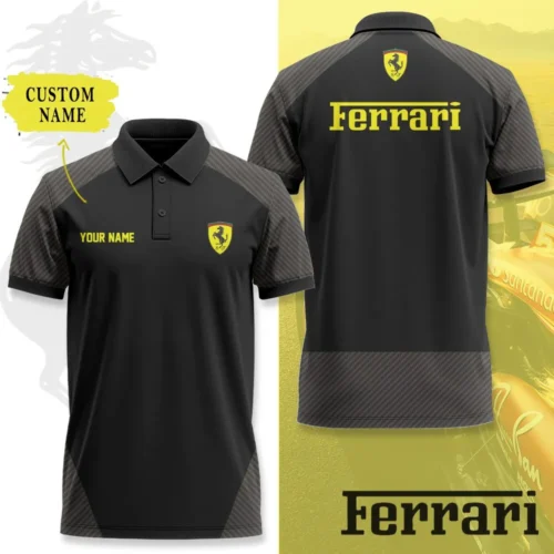 High Quality Customized Men's Polo Shirt FERRARI - FEP55