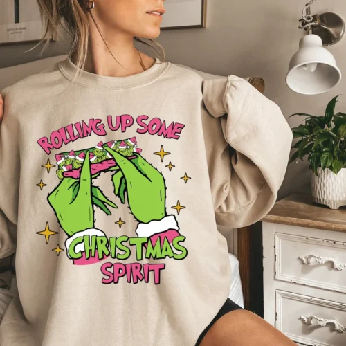 Rolling Up Some Christmas Spirit Shirt - XMG02
