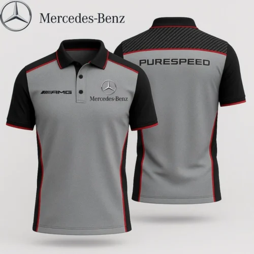 High Quality Men's Polo Shirt MERCEDES  - MES12