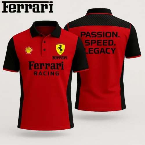 High Quality Men's Polo Shirt FERRARI - FEP14