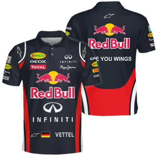 2011 Sebastian Vettel Racing Suit Red Bull Racing F1 Polo Shirt - RBP09