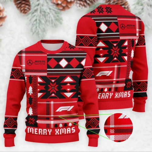 X-Mas Edition Mercedes Formula 1 Ugly Sweater - MUS20
