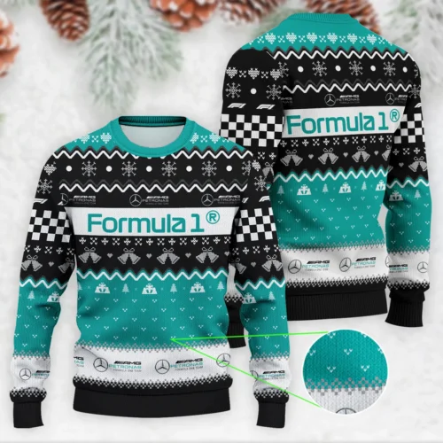 Exclusive Xmas Mercedes Formula 1 Ugly Sweater - MUS13