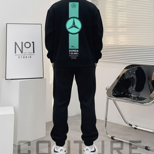 High Quality QUARTER ZIP Sweatshirt & Sweatpants Set MERCEDES - MKP44