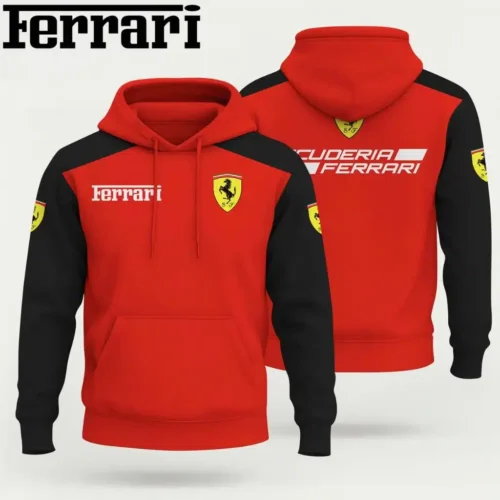 High Quality Unisex Hoodie FERRARI - HOF10